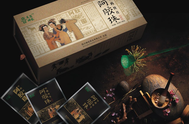 神農藥業(yè)阿膠珠包裝設計-品牌文化梳理、視覺(jué)元素提煉、產(chǎn)品包裝設計
