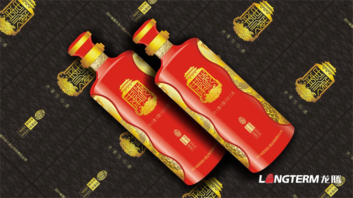 宜賓高興白酒精品禮盒包裝設計公司_白酒品牌視覺(jué)呈現效果圖