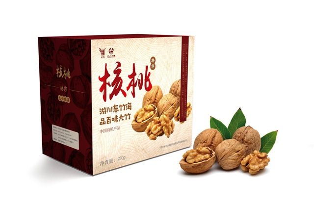 大竹農產(chǎn)品核桃視覺(jué)包裝設計-大竹區域公用品牌形象設計、視覺(jué)元素提煉、手繪插畫(huà)、字體設計、產(chǎn)品包裝設計、宣傳冊設計